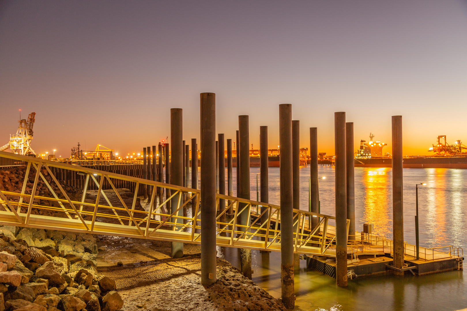 Im Erzhafen von Port Hedland, Westaustralien