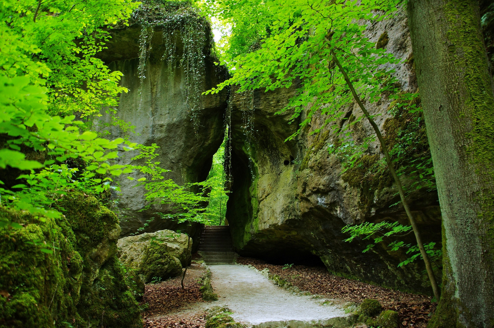 Im Felsengarten von Sans Pareil