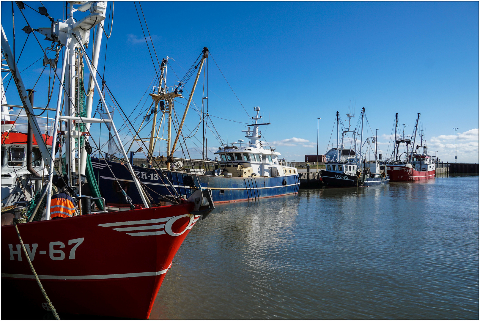 im Fischereihafen Havneby auf Romo / Dänemark