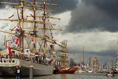 Im Fischereihafen vor dem Regen