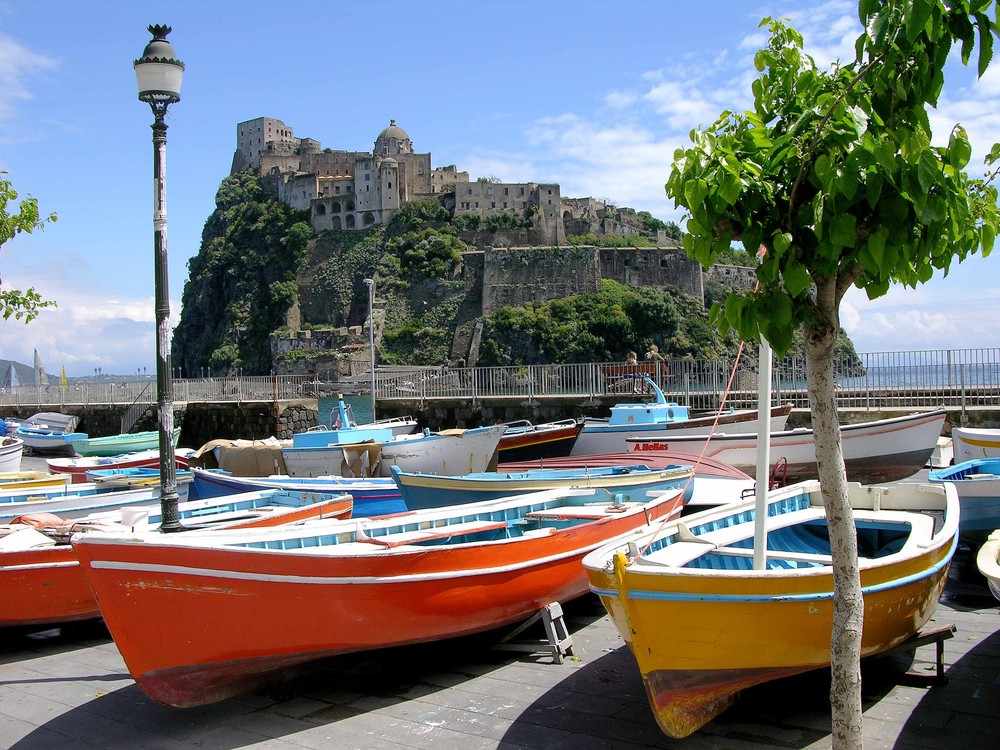 Im Fischerhafen von Ischia Ponte