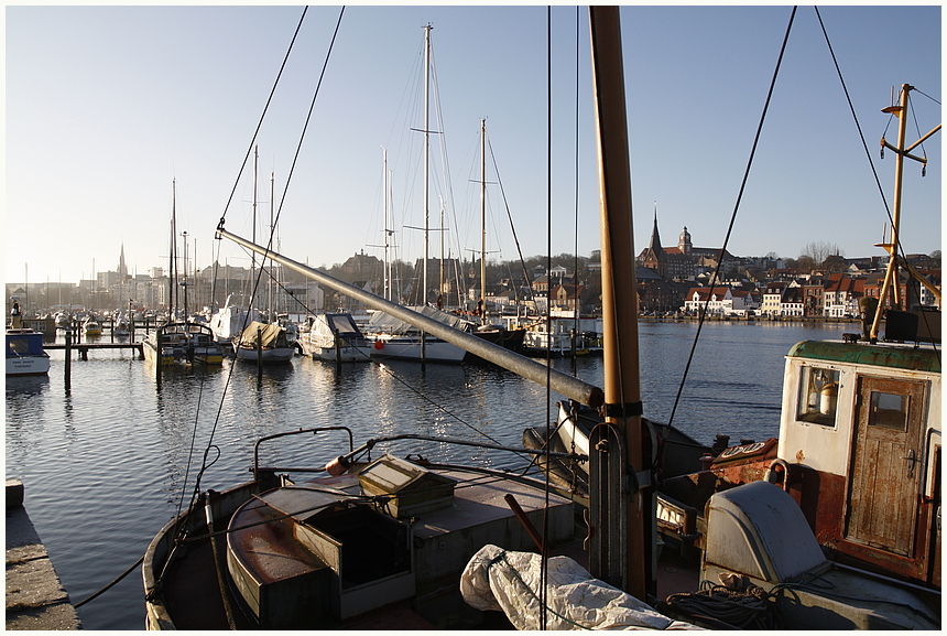 Im Flensburger Hafen