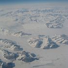 Im Flieger über Grönland
