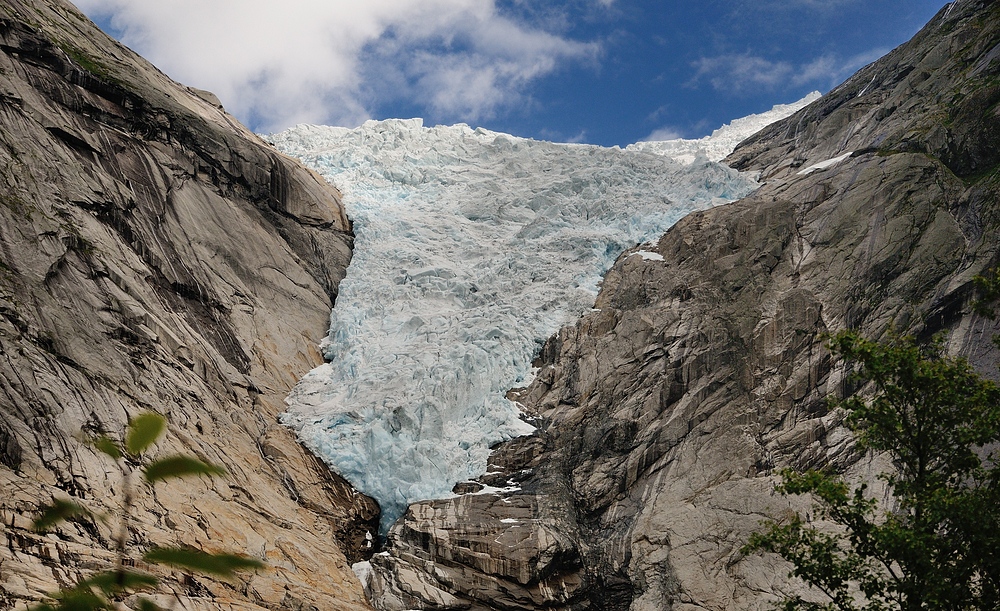 "Im Fokus" Element Wasser / Briksdal (Briksdalsbreen) Gletscher, Norwegen