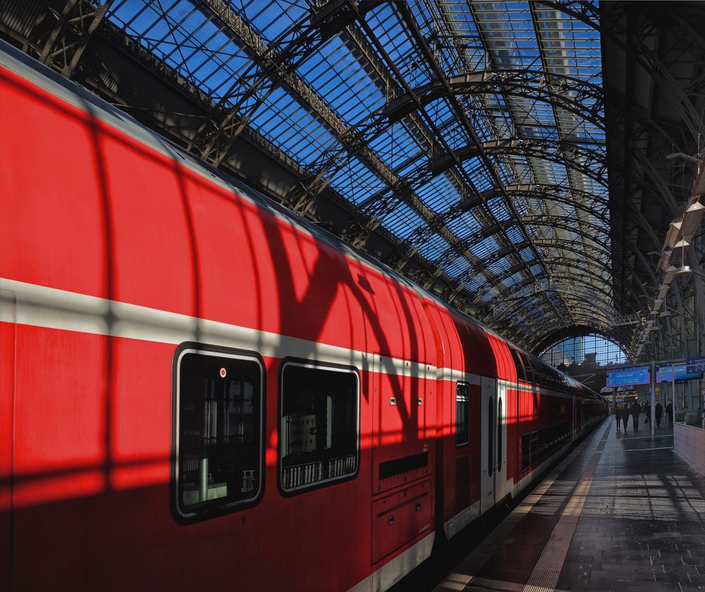 Im Frankfurter Hauptbahnhof