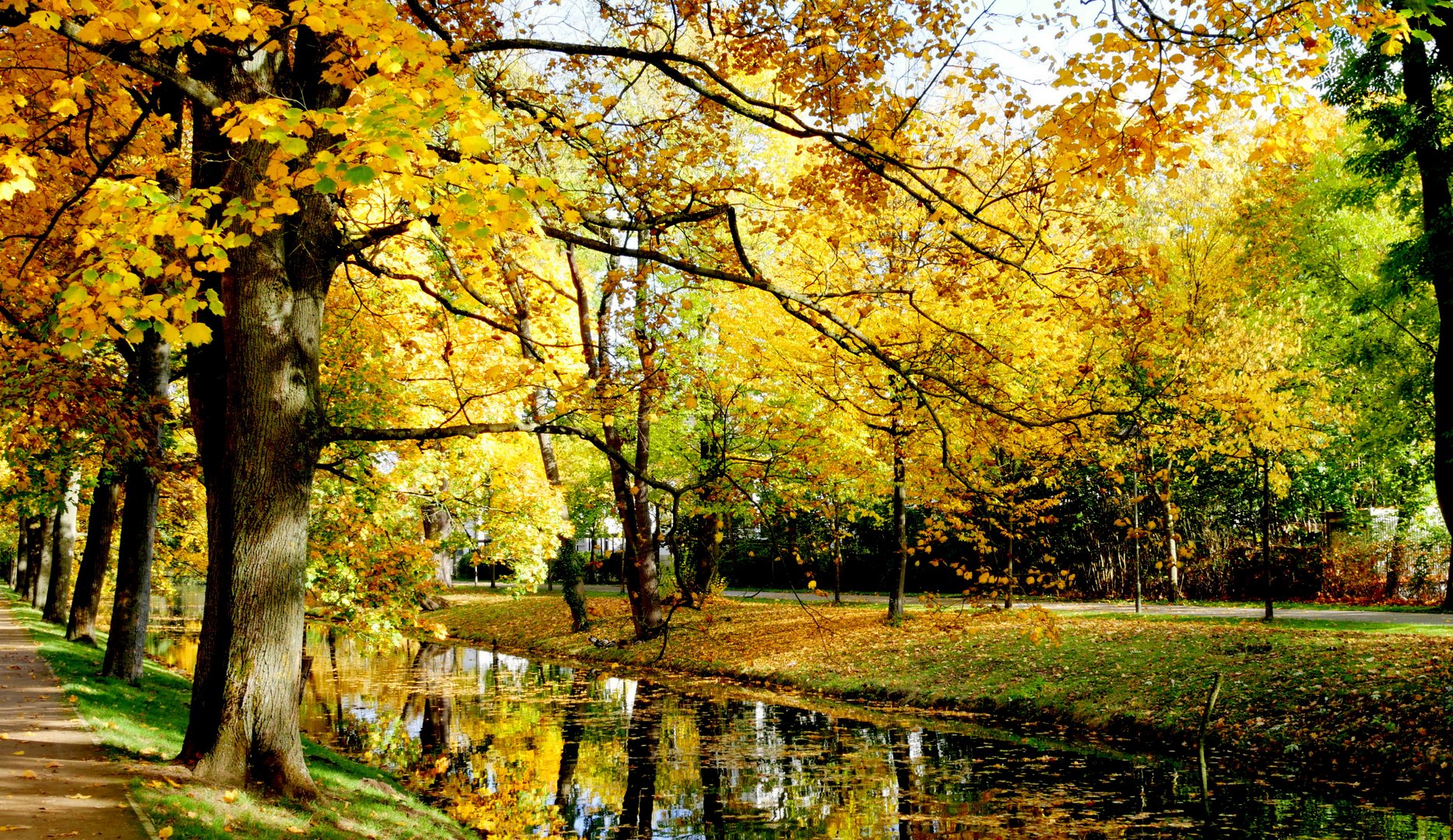 Im französischen Garten in Celle