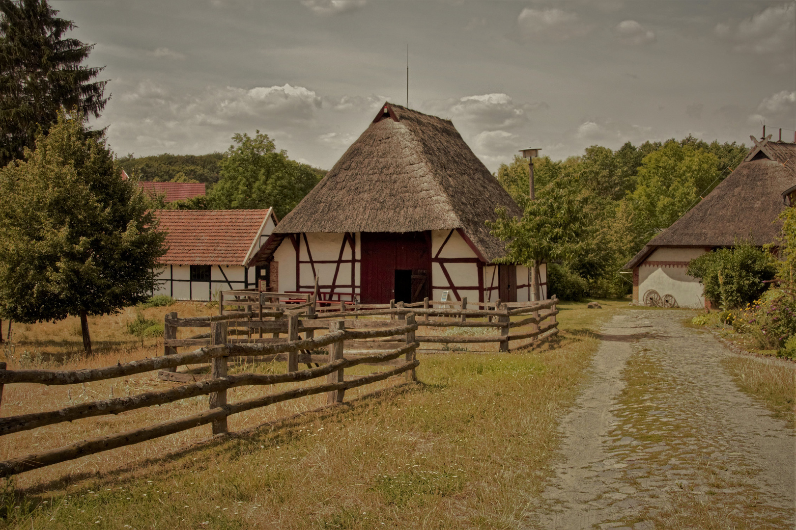 im Freilichtmuseum ...