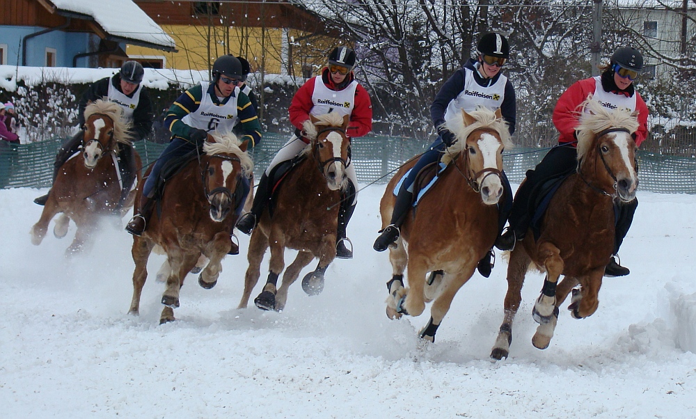 im Galopp in die Kurve