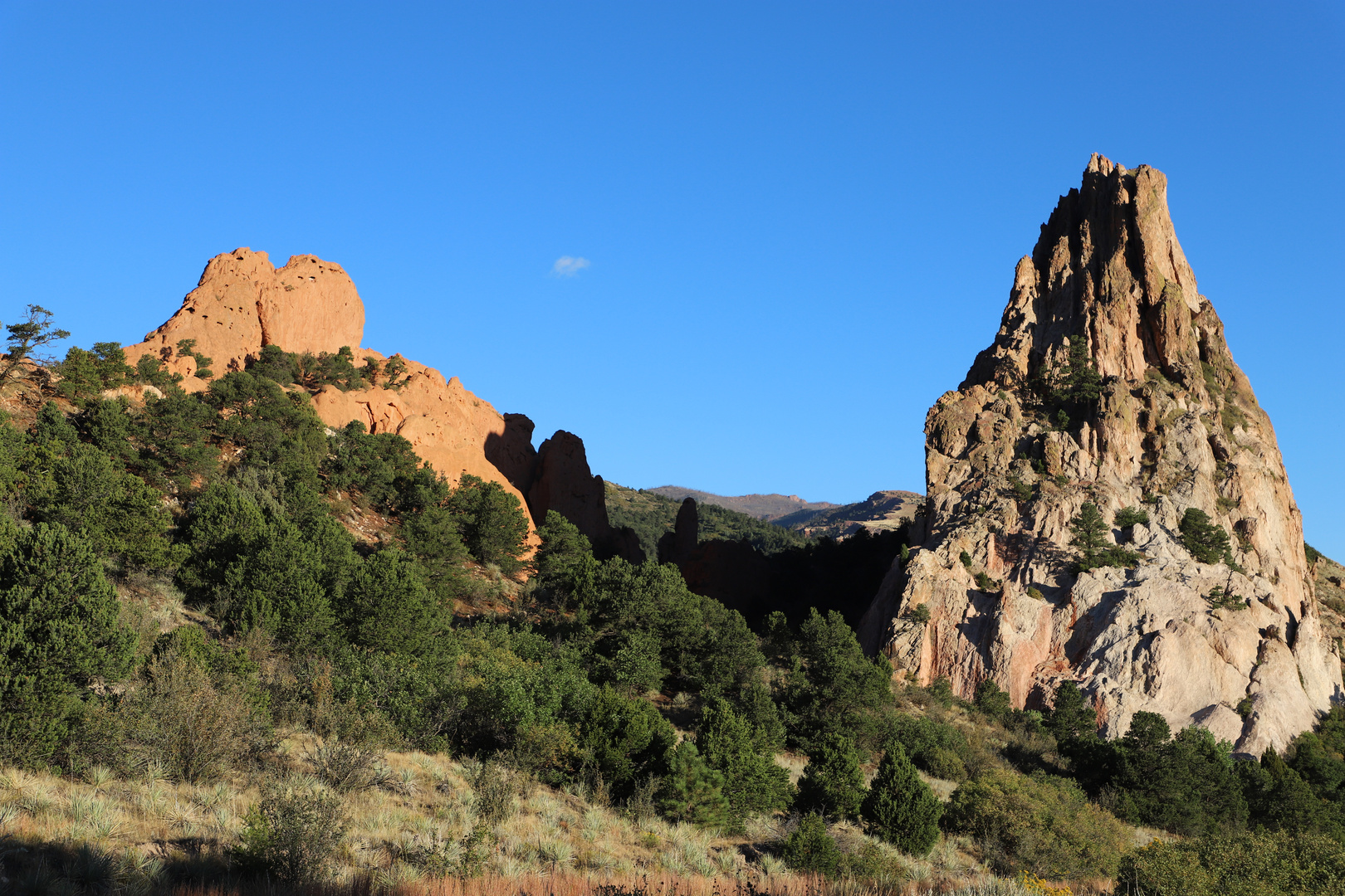 Im Garden of the Gods bei Manitou Springs...