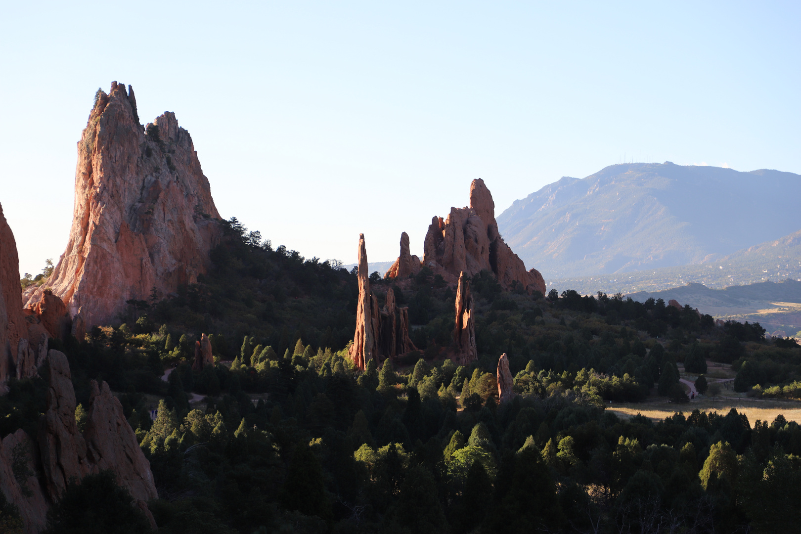 Im "Garden of the Gods National Monument"...