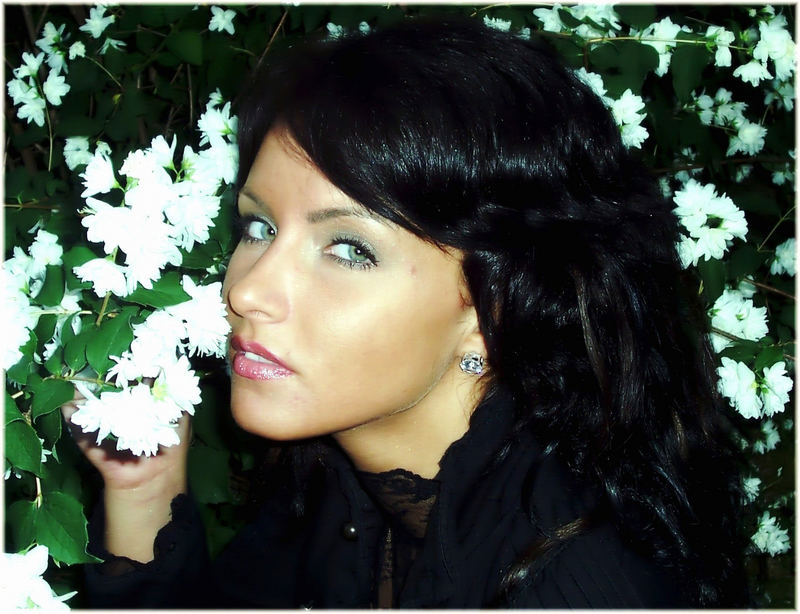 im garten Foto & Bild modelle stellen sich vor