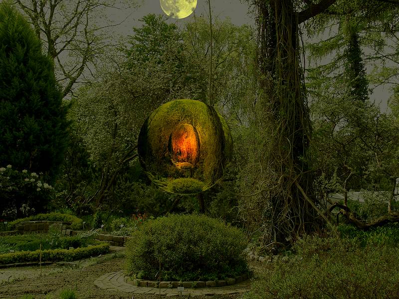 Im Garten Der Gefuhle Foto Bild Fotomontage Landschaften