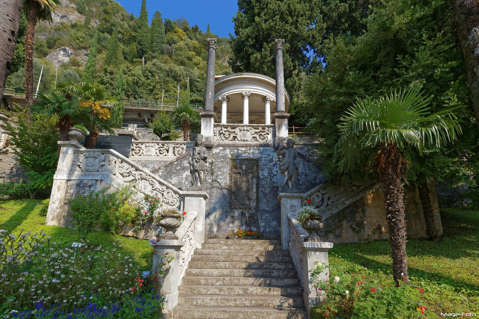 Im Garten der Villa Cipressi Foto &amp; Bild italy, world
