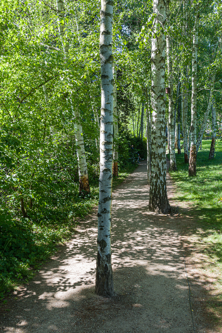 Im Garten der Villa Liebermann