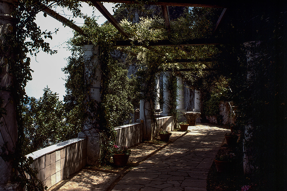 Im Garten der Villa von Axel Munthe