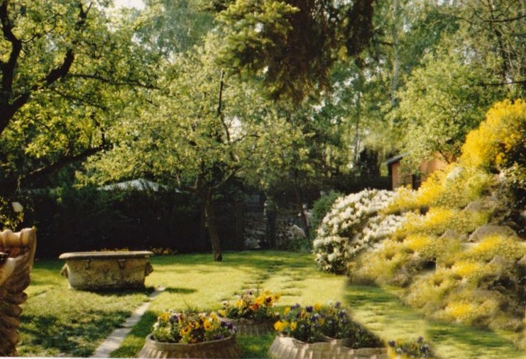 Im Garten vom Tempel