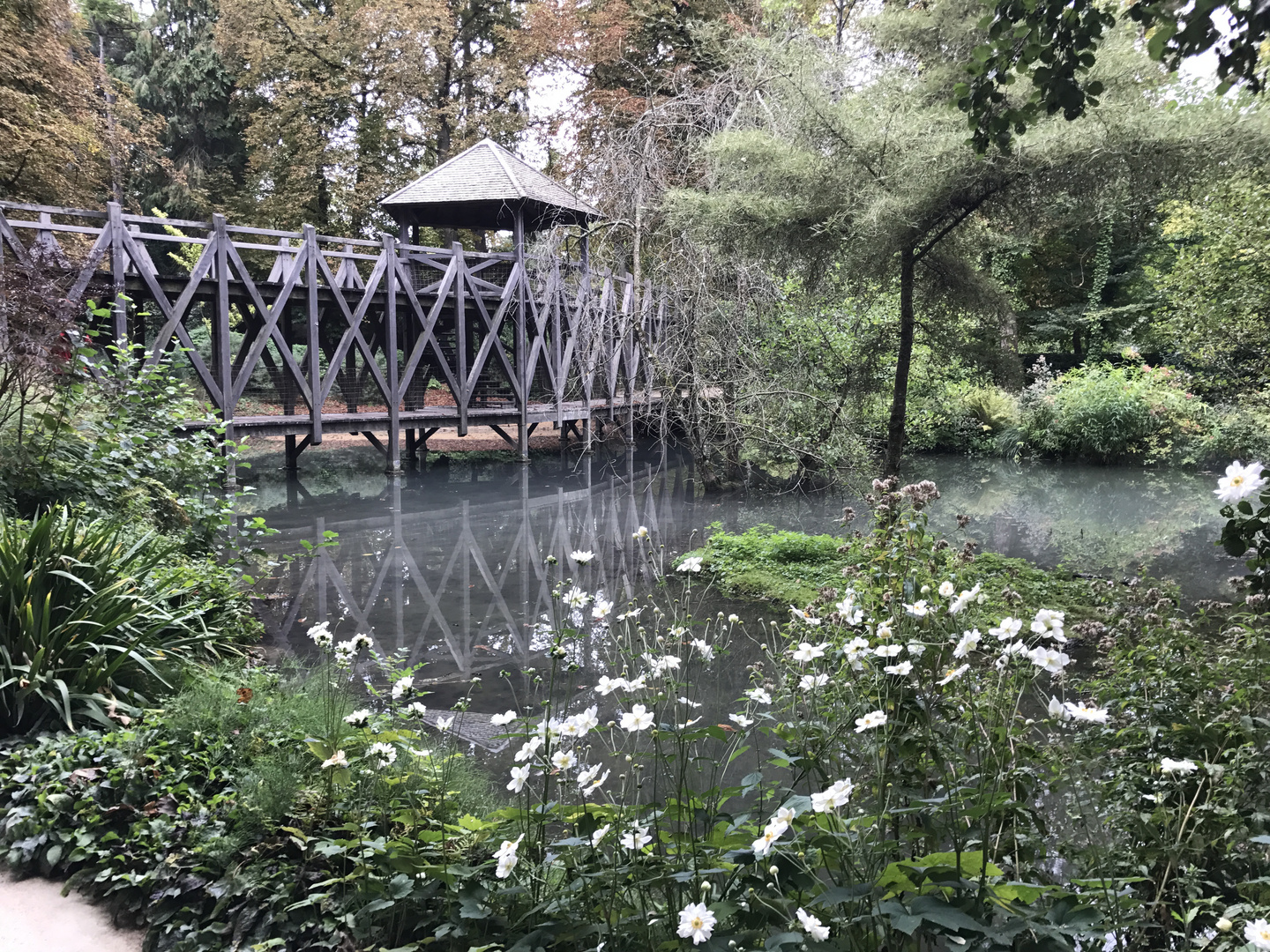 im Garten von Leonardo da Vinci in Amboise