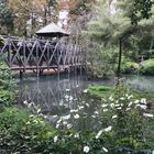 im Garten von Leonardo da Vinci in Amboise