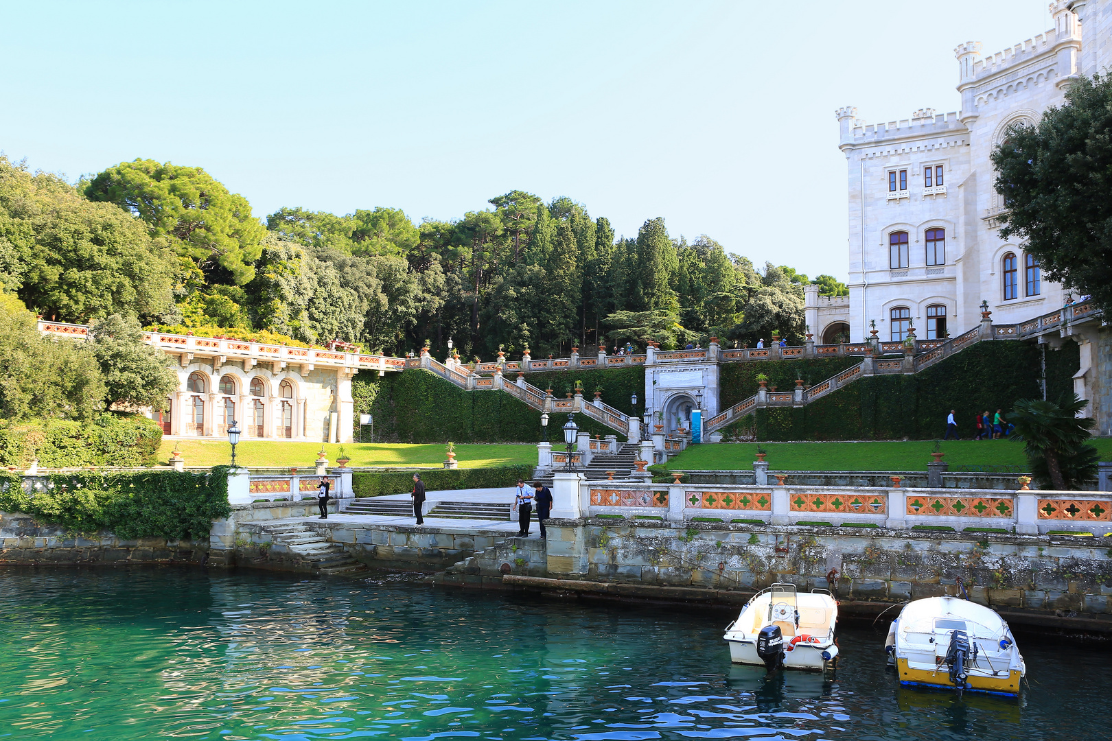 Im Garten von Schloss Miramare