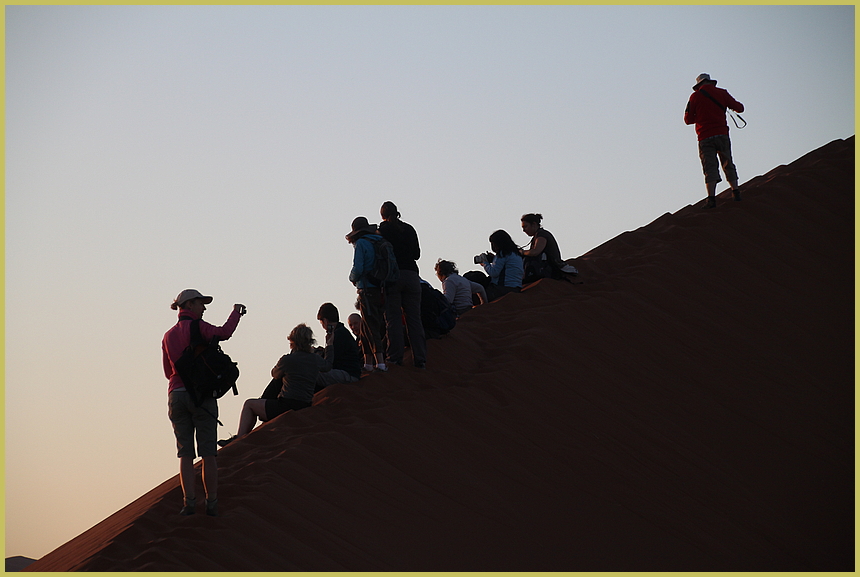 im Gegenlicht ... in Namibia