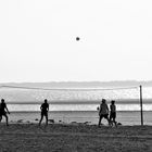 Im Gegenlicht. Sportstrand, Langeoog