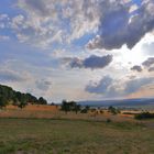 im Gegenlicht: unsere schöne Landschaft