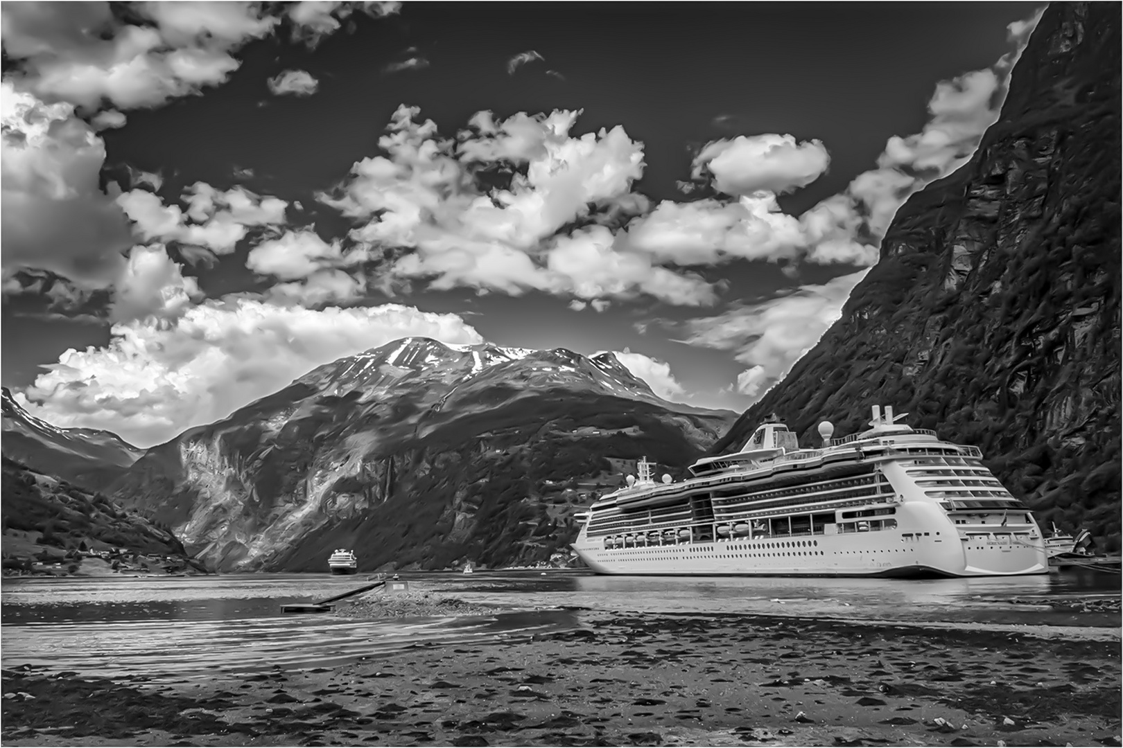 Im Geiranger Fjord