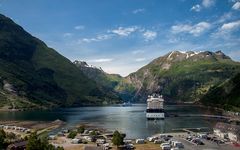 Im Geirangerfjord.....