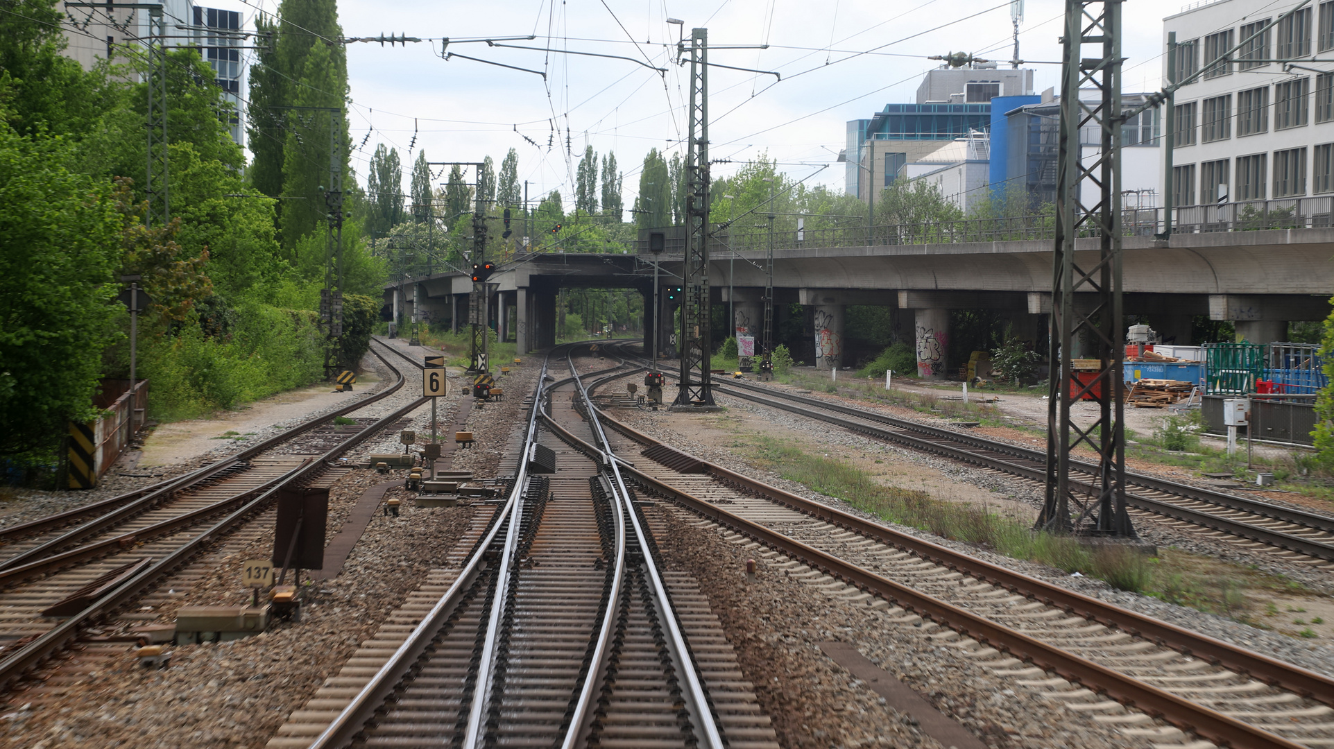 Im Gleisvorfeld München Ost