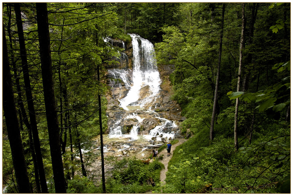 Im Gletschergarten bei Ramsau.