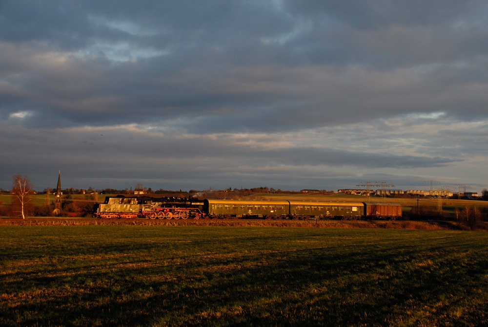 im goldenen Abendlicht