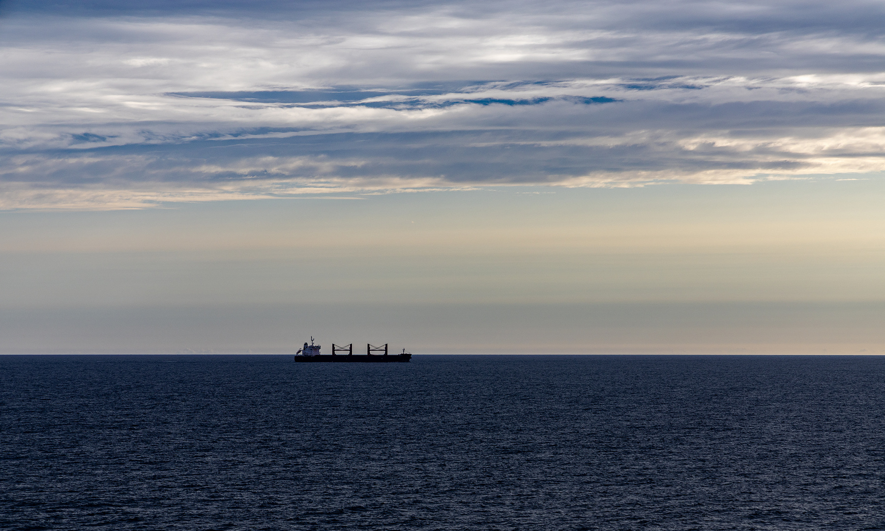 Im grauen Blau der Nordsee