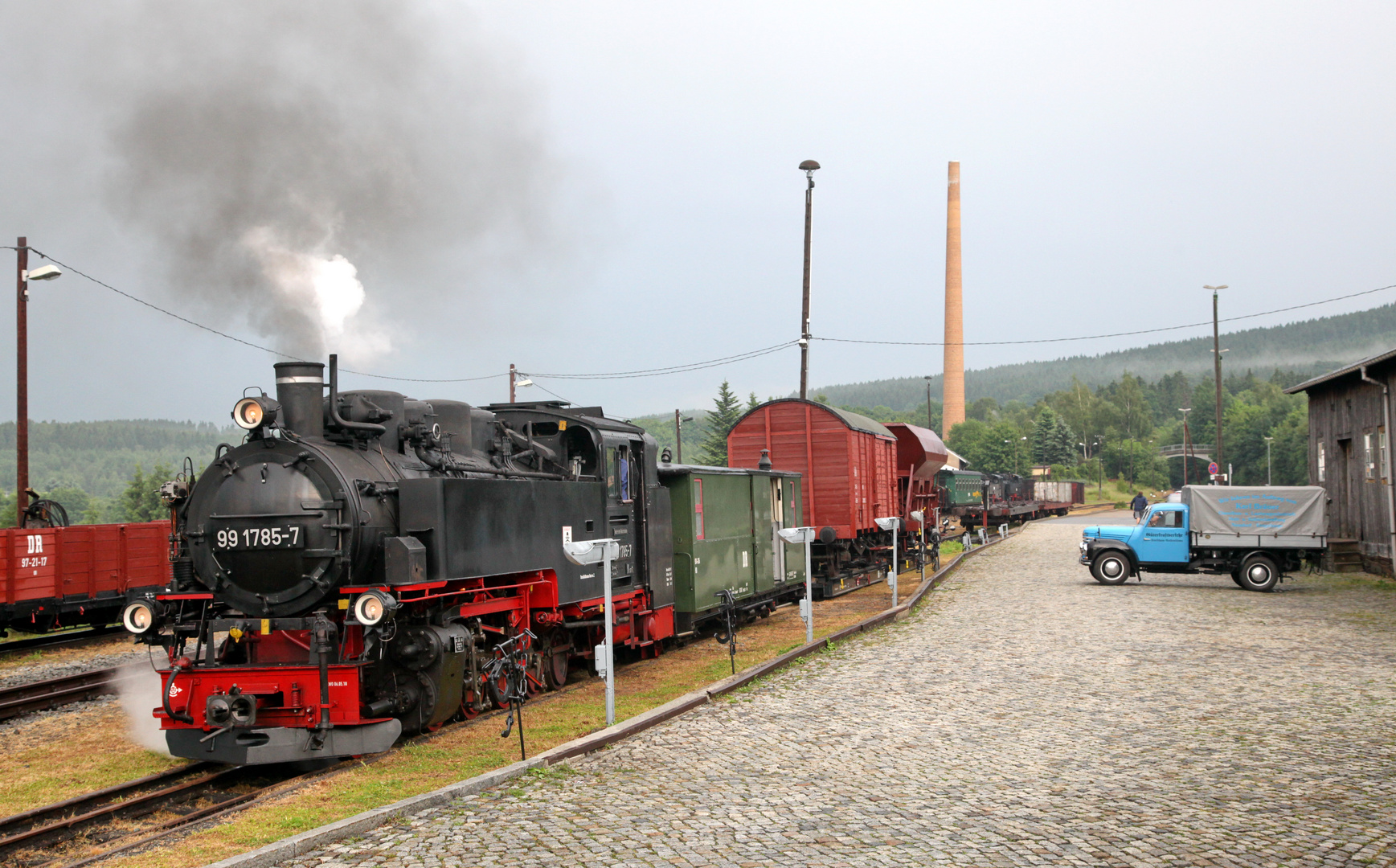 Im Güterbahnhof....