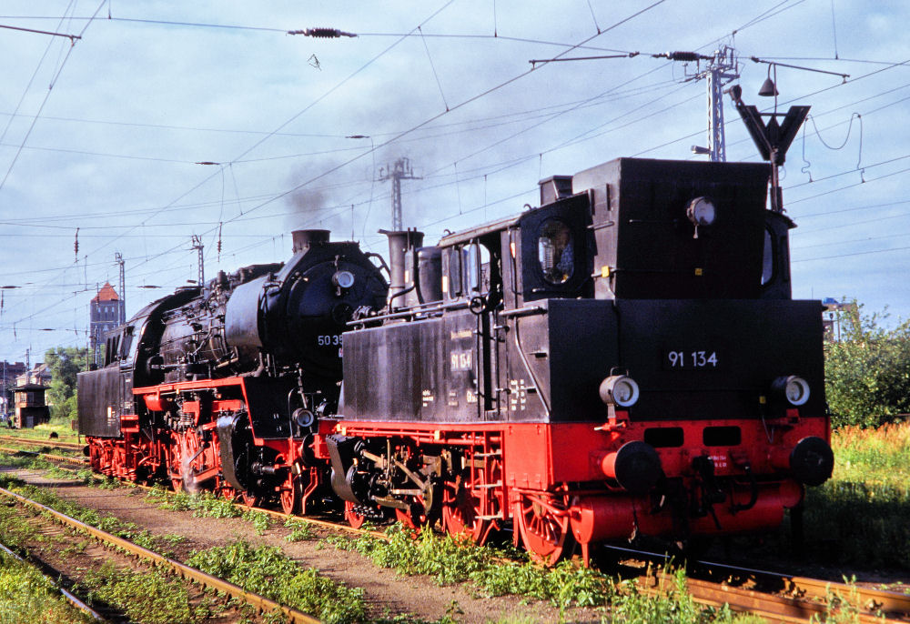 Im Güterbahnhof Rostock