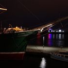 Im Hafen bei Nacht