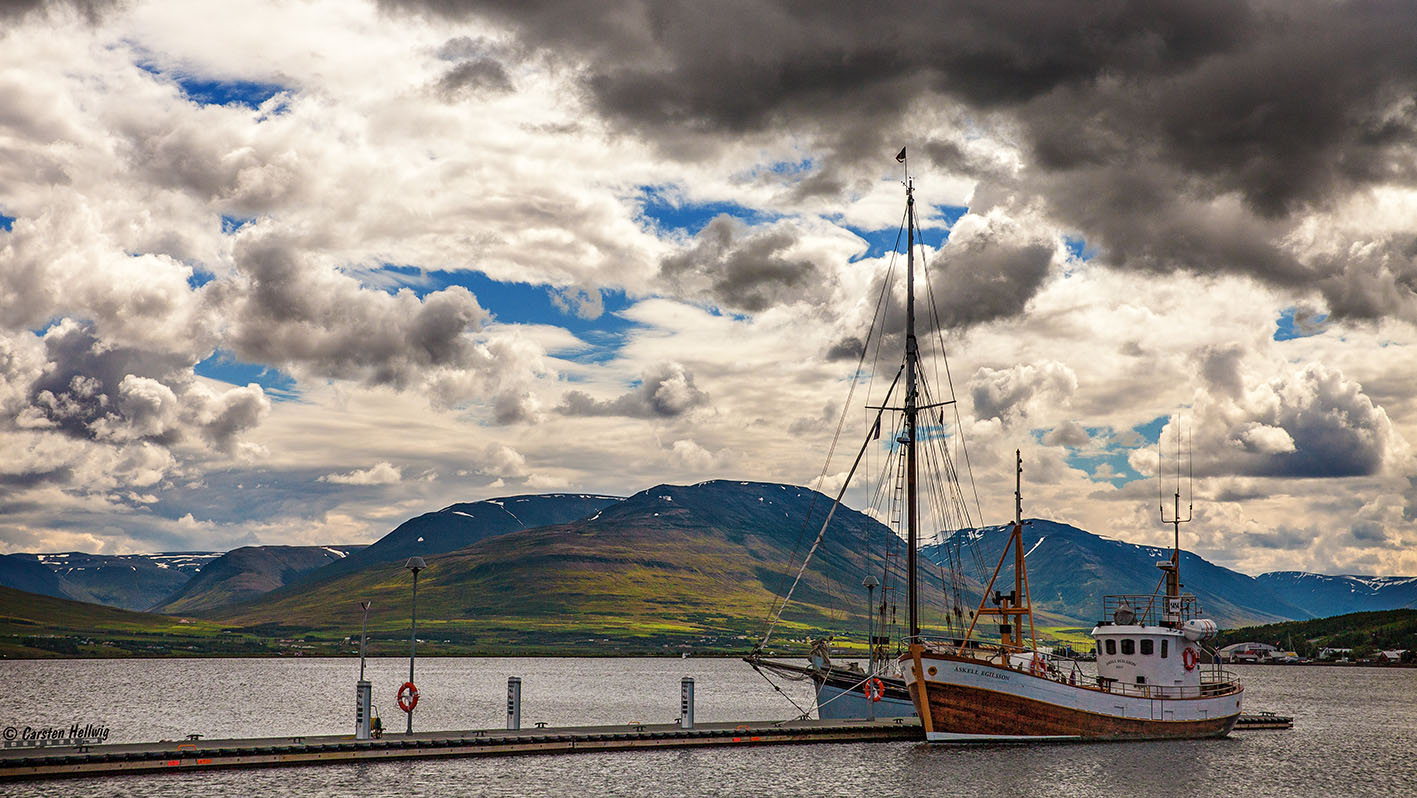 Im Hafen von Akureyri