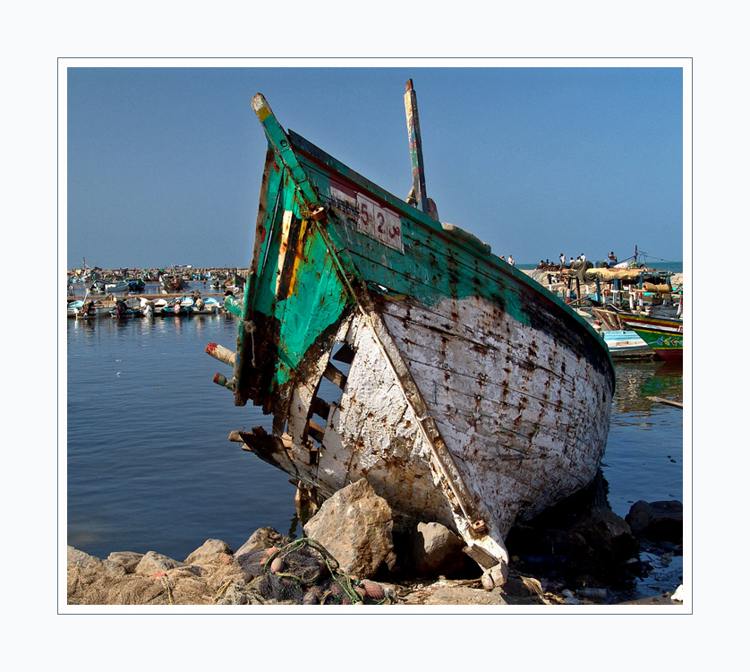 im Hafen von Al Hudaydah