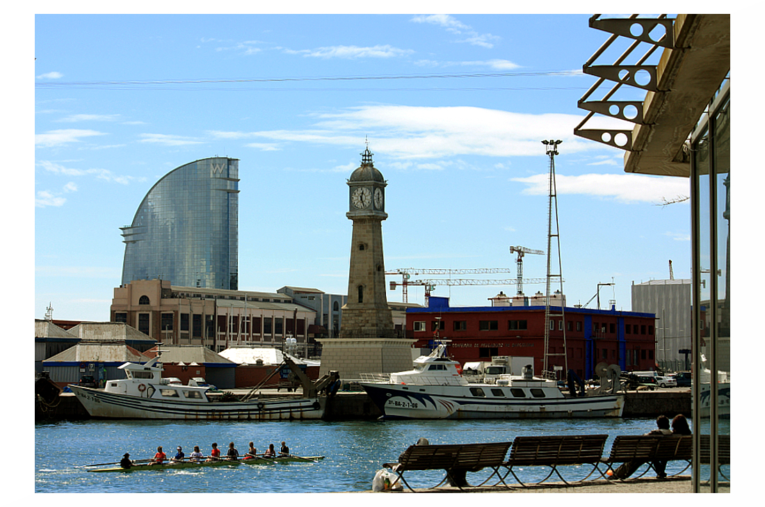 Im Hafen von Barcelona