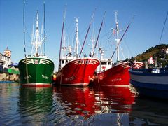 Im Hafen von Bermeo, Nordspanien