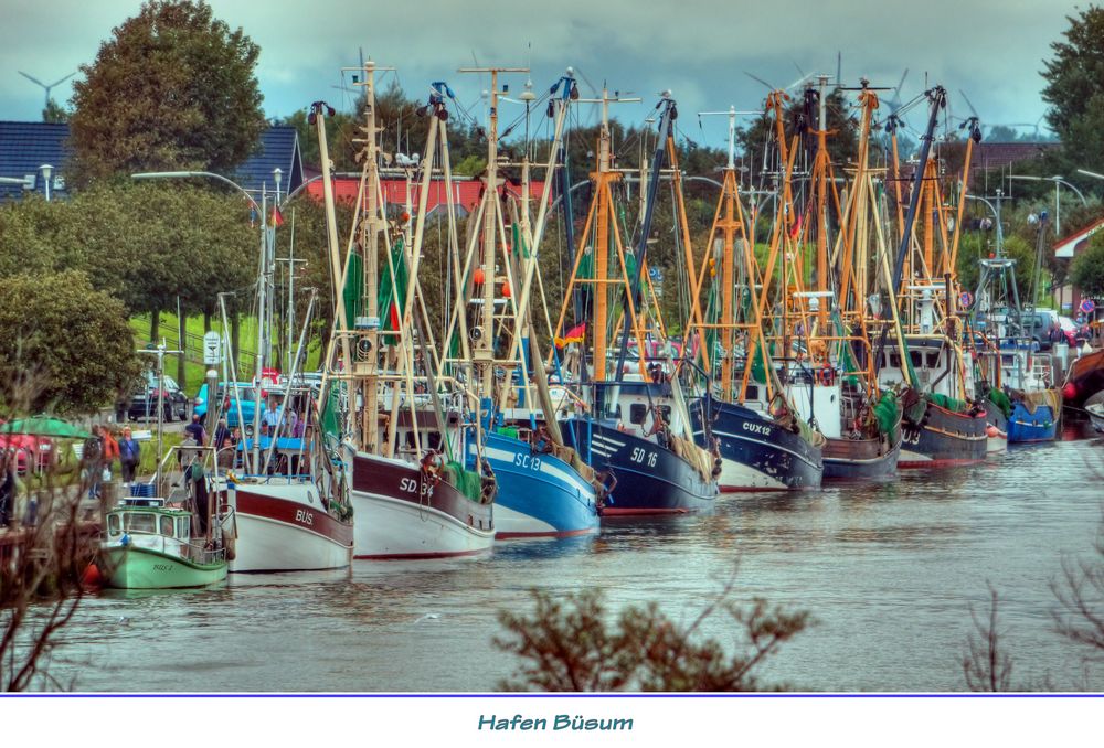 ...im Hafen von Büsum