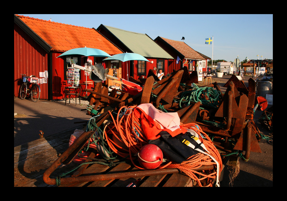 Im Hafen von Byxelkrok/Öland