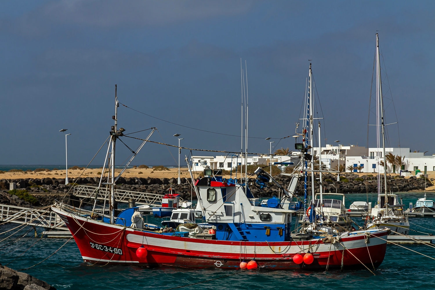 Im Hafen von Caleta del Sebo