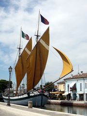 Im Hafen von Cesenatico