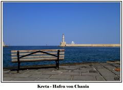 Im Hafen von Chania