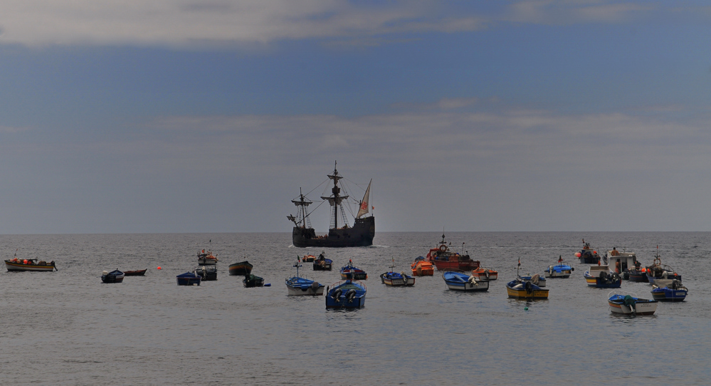 Im Hafen von Câmara de Lobos