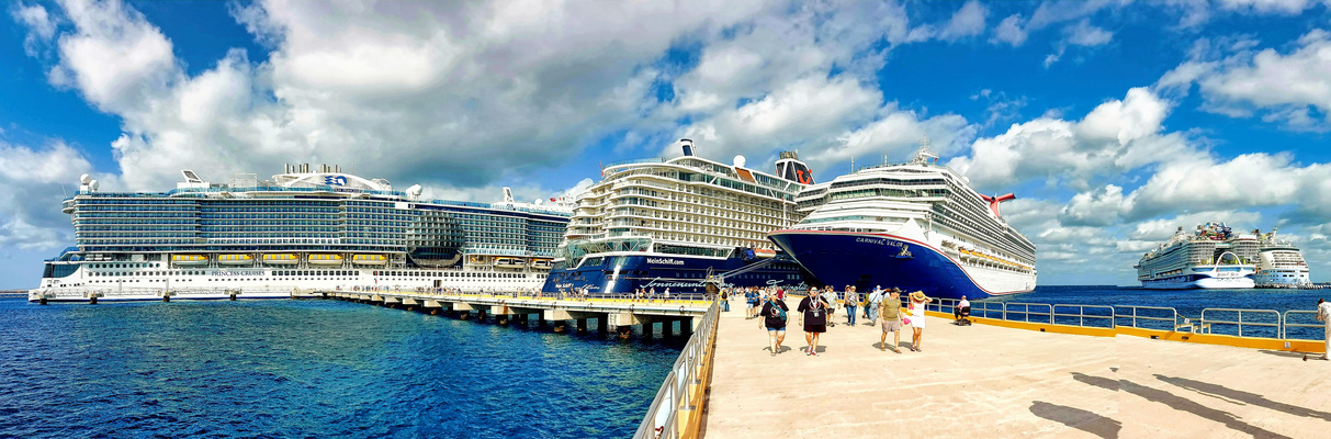 im Hafen von Cozumel