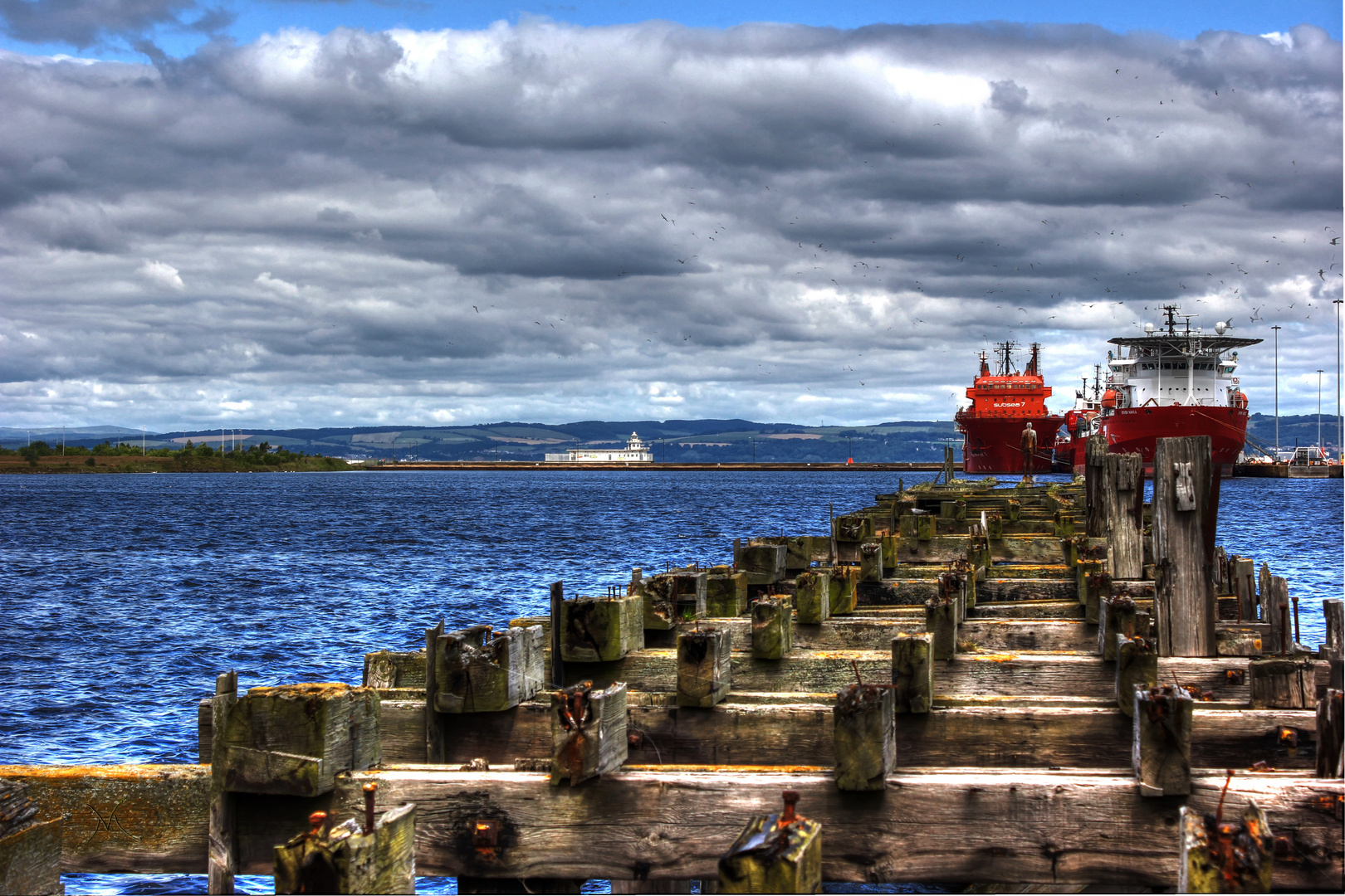 im Hafen von Edinburgh