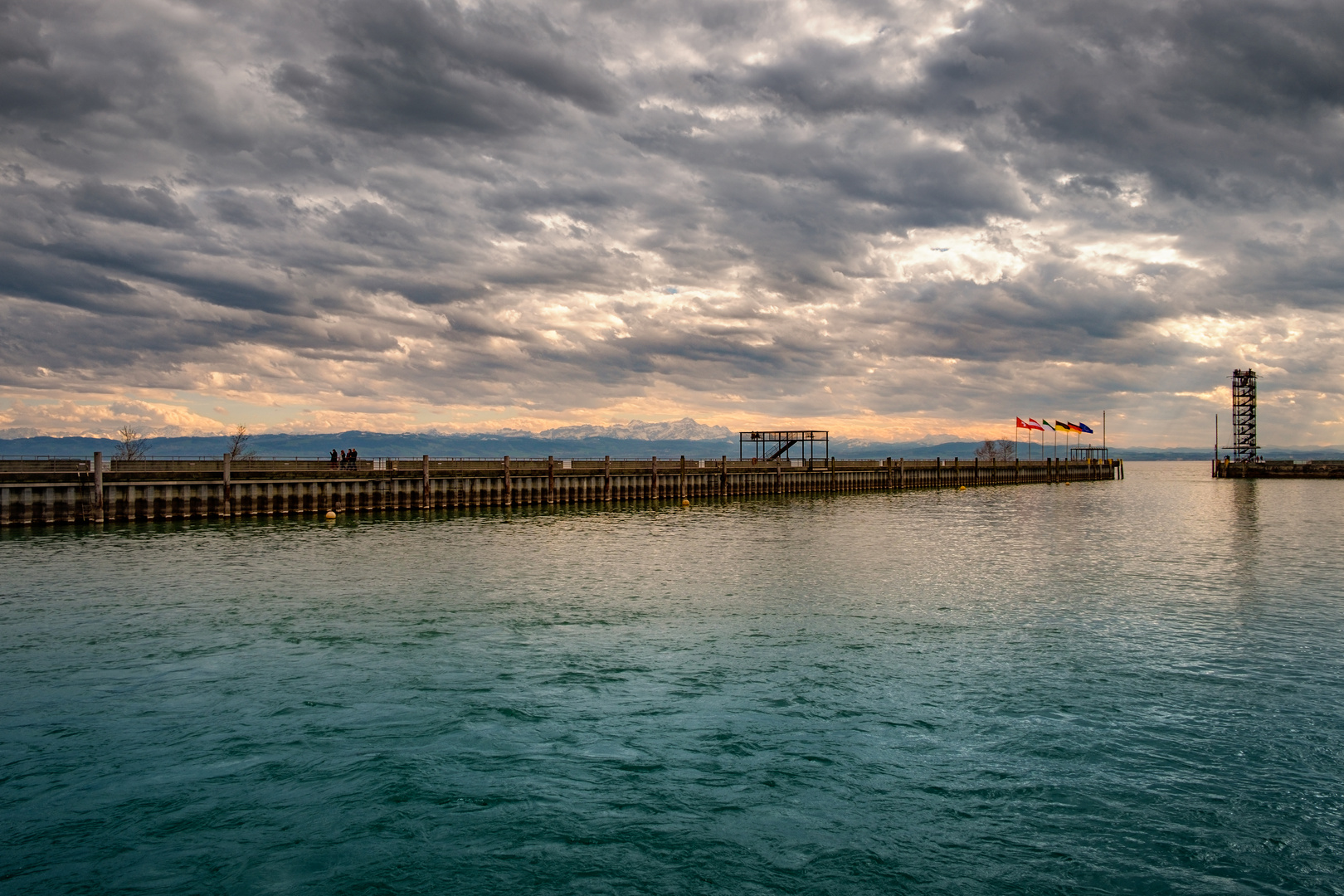 Im Hafen von Friedrichshafen (Bodensee)