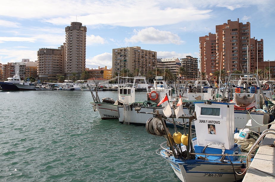 Im Hafen von Fuengirola