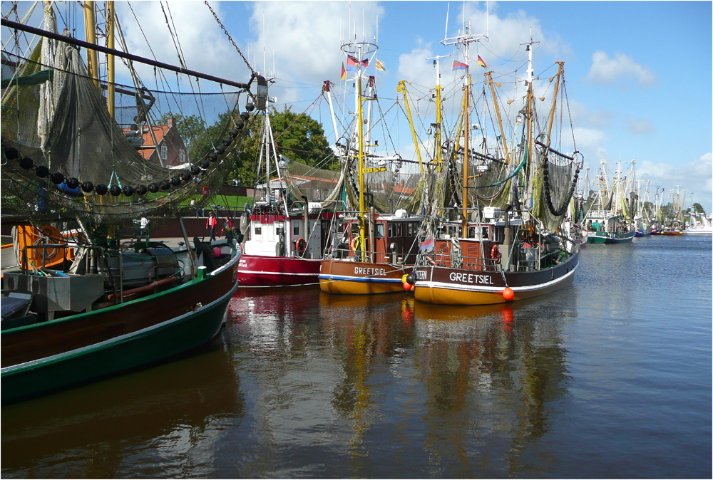 Im Hafen von Greetsiel ... (3)